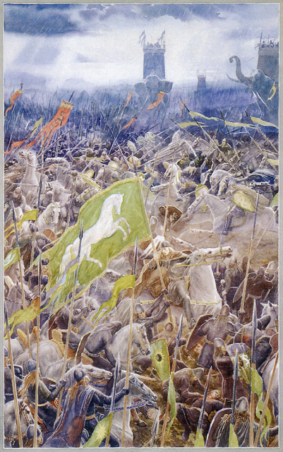 アラン・リー作画によるペレンノール野の合戦